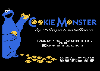 Cookie Monster atari screenshot